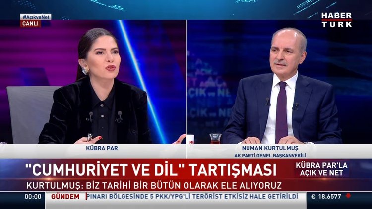 AK Parti Genel Başkanvekili Numan Kurtulmuş'tan Habertürk'e açıklamalar - 2