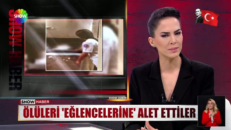 Ölüleri 'eğlencelerine' alet ettiler