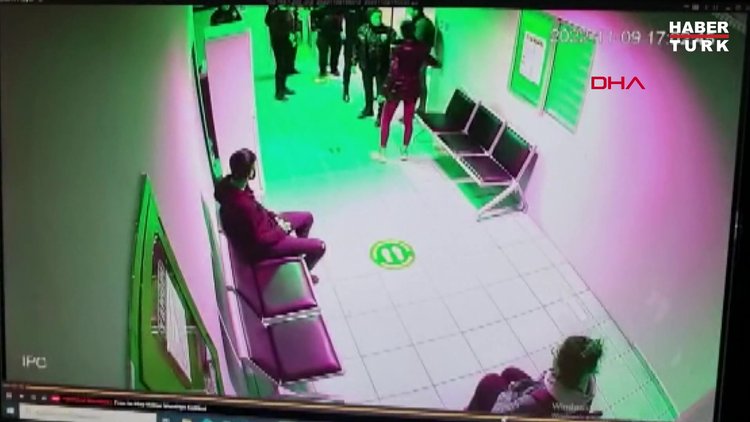 Emre Aşık'ın eski eşi Yağmur Sarnıç'ın polis merkezinde çıkardığı olaylar kamerada