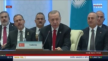 Cumhurbaşkanı Erdoğan, Türk Devletleri Teşkilatı Devlet Başkanları Konseyi'nde
