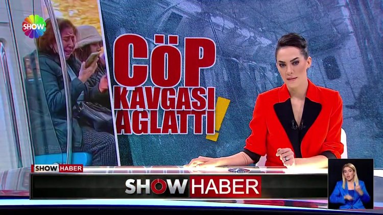 Marmaray'da ''çöp'' kavgası