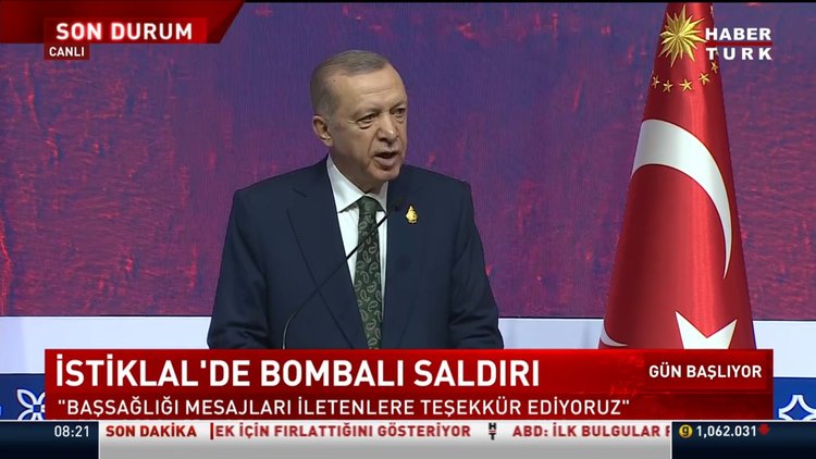 Cumhurbaşkanı Erdoğan'dan Beyoğlu saldırısı mesajı: Terörü kaynağında yok etme stratejisine devam edeceğiz