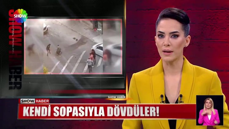 Kendi sopasıyla dövdüler!