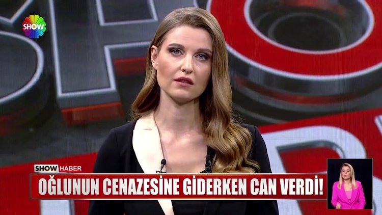 Oğlunun cenazesine giderken can verdi!