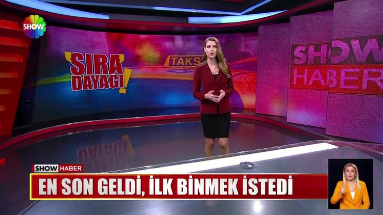 Taksi durağında sıra kavgası