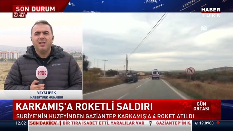 Gaziantep Karkamış'a 4 roket atıldı