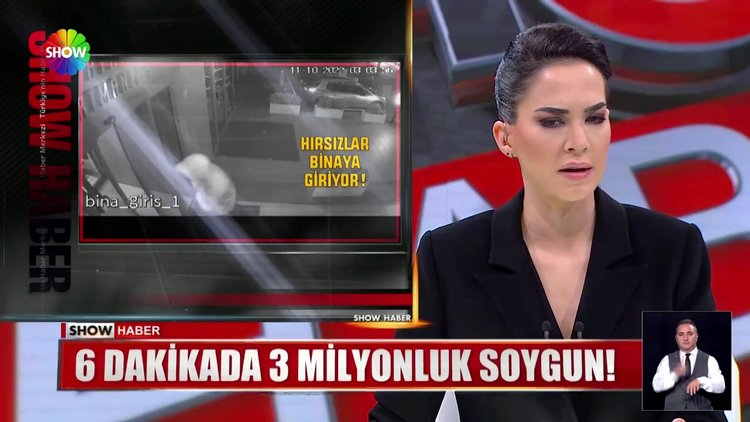 6 dakikada 3 milyonluk soygun!