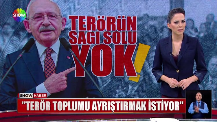 ''Terör toplumu ayrıştırmak istiyor''