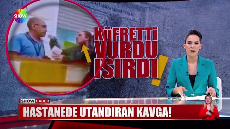 Hastanede utandıran kavga!