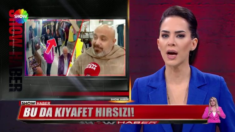 Bu da kıyafet hırsızı!