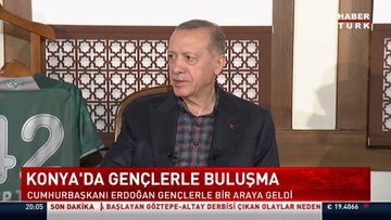 Cumhurbaşkanı Erdoğan Konya Gençlik Buluşması'nda konuştu