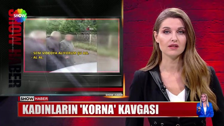 Kadınların 'korna' kavgası