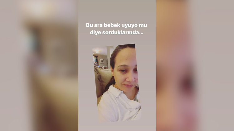 Gupse Özay, "Bebek uyuyor mu?" diye soranlara böyle yanıt verdi