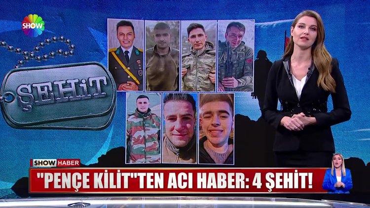 ''Pençe Kilit''ten acı haber: 4 şehit!