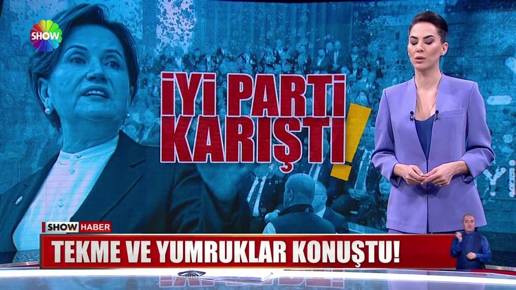 İYİ Parti ilçe kongresinde kavga çıktı!