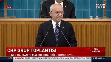 CHP Lideri Kılıçdaroğlu partisinin grup toplantısında konuştu