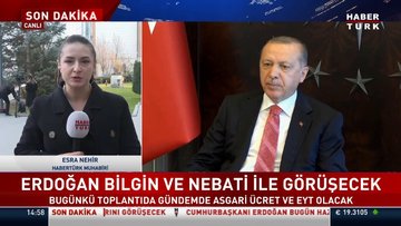 Cumhurbaşkanı Erdoğan, Bilgin ve Nebati'yle görüşecek