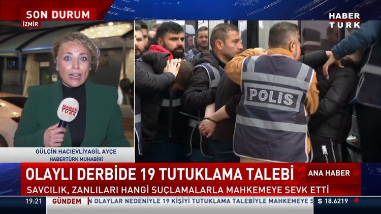 Olaylı derbide 19 tutuklama talebi