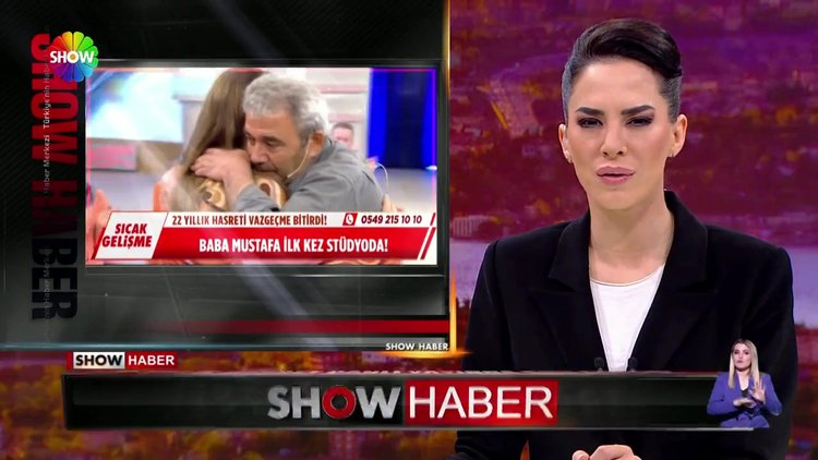 22 yıllık hasret canlı yayında son buldu!