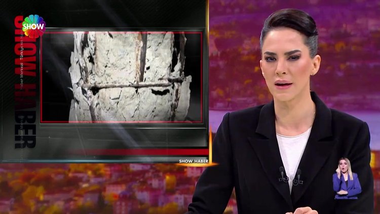 Kolonu çatlayan bina boşaltıldı