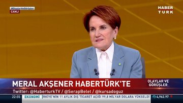 İYİ Parti Lideri Meral Akşener'den Habertürk'e açıklamalar - 3