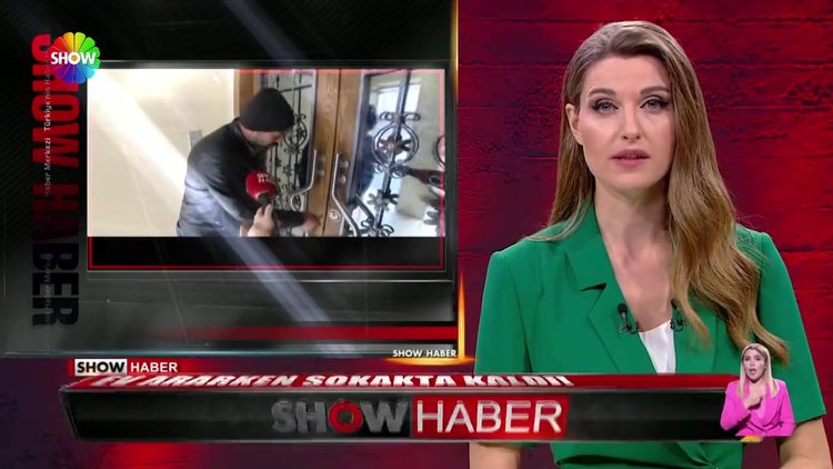 Ev ararken sokakta kaldı!