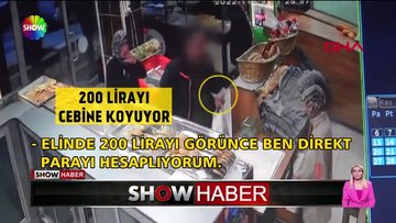 Vermediği paranın üstünü aldı!