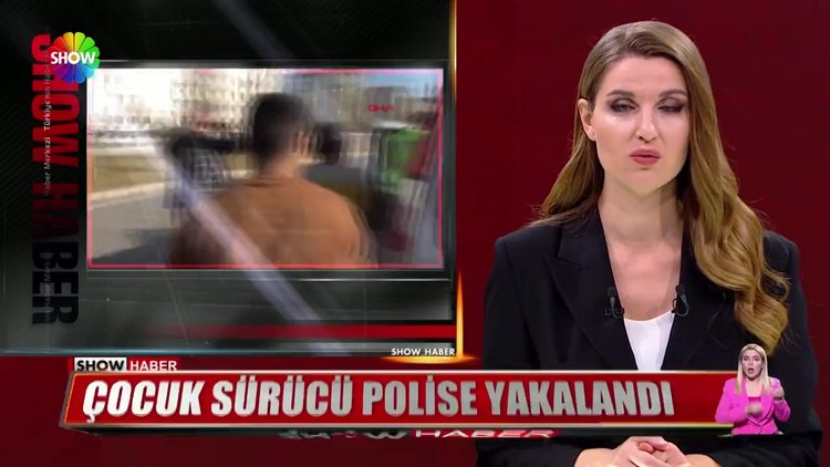 Çocuk sürücü polise yakalandı