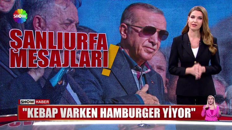 ''Kebap varken hamburger yiyor''