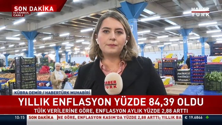 Yıllık enflasyon yüzde 84,39 oldu! Semt pazarlarında durum ne?