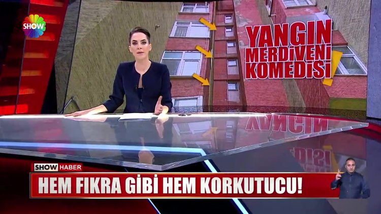 Yangın çıkışı var, merdiveni yok!