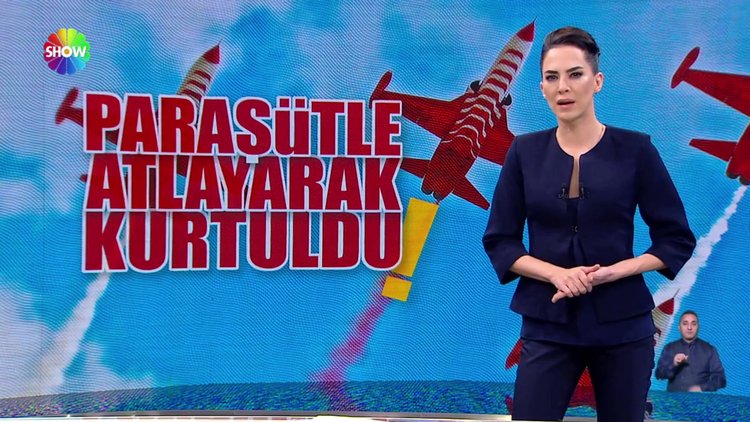 Uçak düştü, pilot kurtuldu!