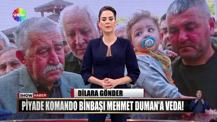 Piyade Komando Binbaşı Mehmet Duman'a veda