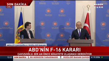 Bakanı Çavuşoğlu'ndan F-16 açıklaması