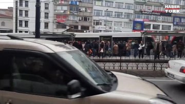 Kabataş-Bağcılar tramvay hattında arıza
