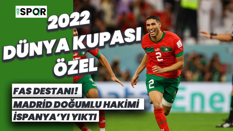 Fas destanı! Madrid doğumlu Hakimi, İspanya'yı yıktı - Ronaldo'suz Portekiz...