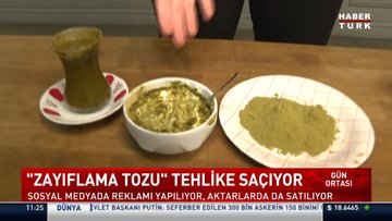 Zayıflama tozu tehlikesi