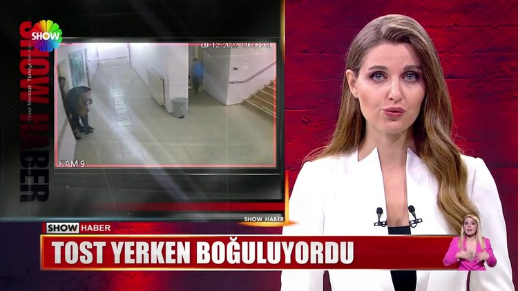 Tost yerken boğuluyordu