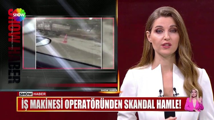 İş makinesi operatöründen skandal hamle!
