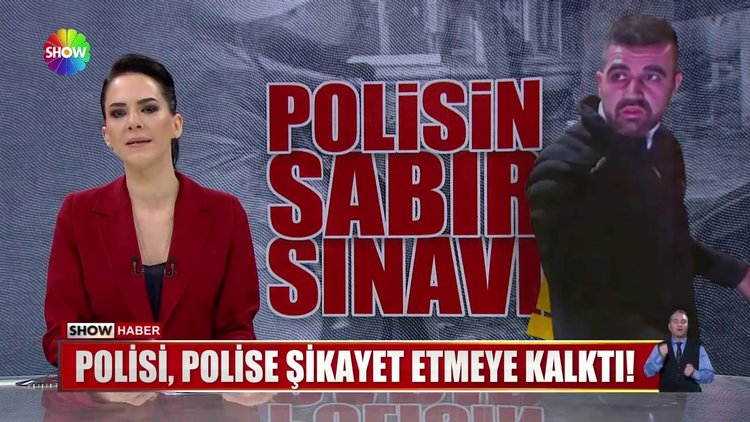 Polisi, polise şikayet etmeye kalktı!