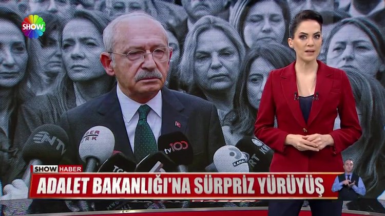 Adalet Bakanlığı'na sürpriz yürüyüş