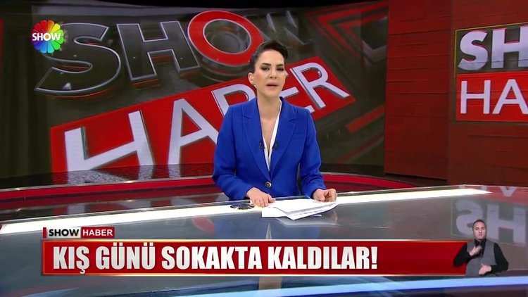 Kış günü sokakta kaldılar!