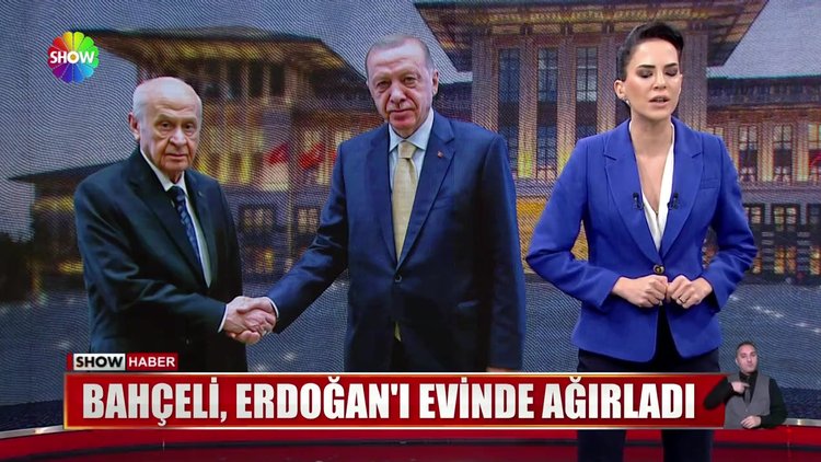 Bahçeli, Erdoğan'ı evinde ağırladı