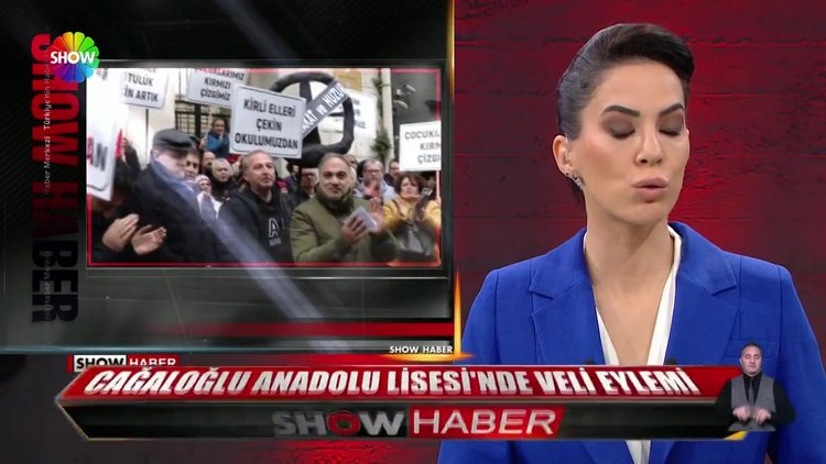 Cağaloğlu Anadolu Lisesi'nde veli eylemi