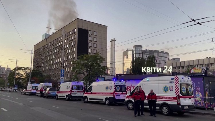 Kiev'de patlama sesleri duyuldu