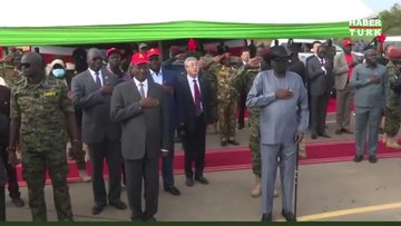 Güney Sudan Devlet Başkanı'nın zor anları 