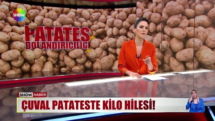 Çuval patateste kilo hilesi!