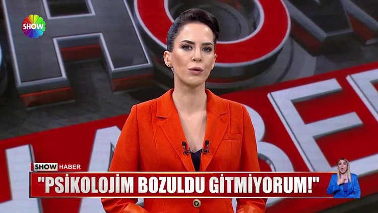 ''Psikolojim bozuldu gitmiyorum!''