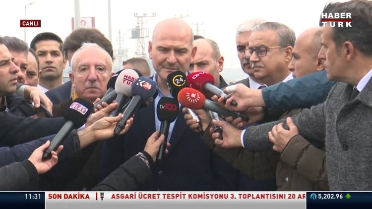 İçişleri Bakanı Süleyman Soylu'dan açıklamalar