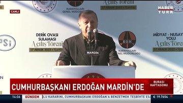 Cumhurbaşkanı Erdoğan Mardin'den seslendi: AK Parti'nin Kürtçe seçim müziği çalındı